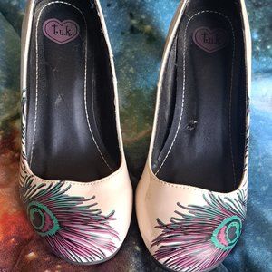 T.U.K Peacock Heels